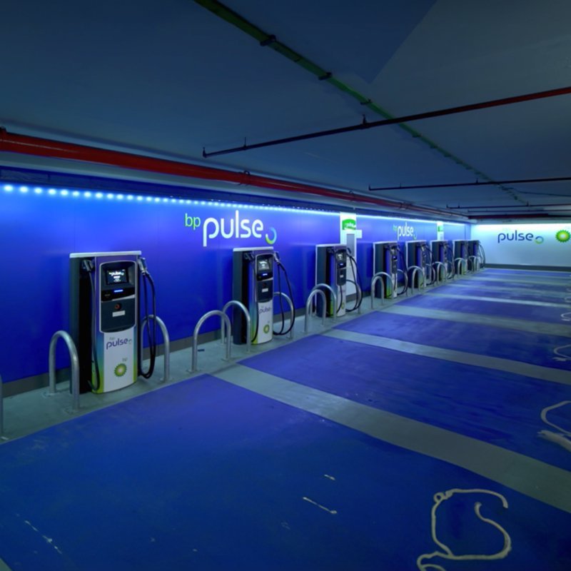 bp pulse public charging station