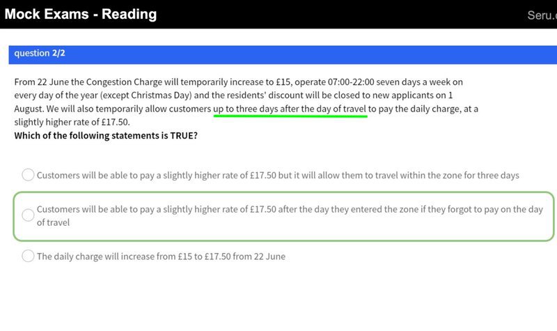 SERU mock exam preview